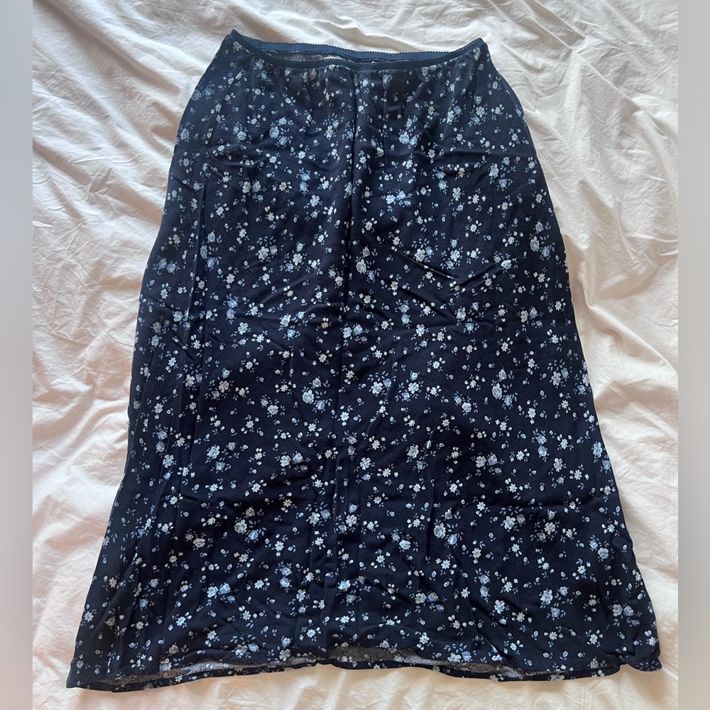 Reformation Floral Midi Skirt